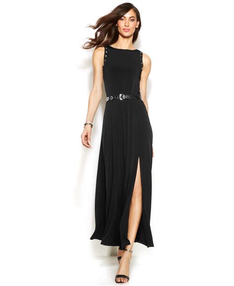 michael kors basics black truffle dress|Michael Kors dresses.